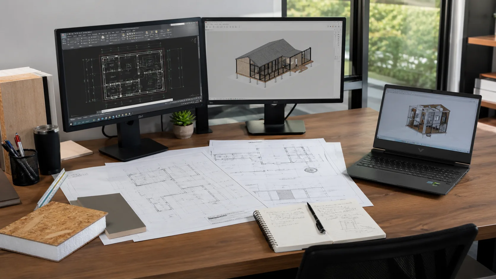 Modelo BIM para revisar arquitectura y panelización SIP